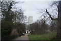 View of the Royal Lancaster Hotel from Hyde Park