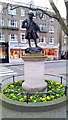 TQ2878 : Statue of young Mozart in Orange Square, Pimlico by PAUL FARMER
