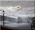 Running from the waves