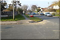 Looking north on Summerley Lane from Overdown Road