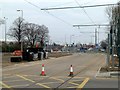 SK5437 : University Boulevard tramway crossing by Alan Murray-Rust