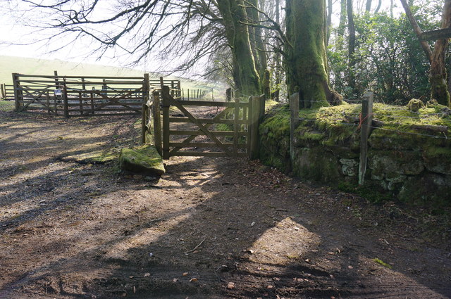 Start of the Bridleway towards Jay's Grave