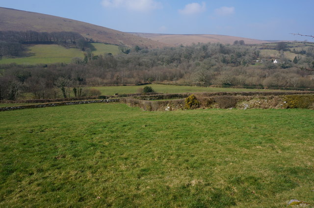 View across the Webburn valley
