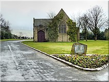 SD8131 : Burnley Cemetery, Chapel and Hapton Valley Pit Memorial by David Dixon