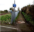 Footpath and cycleway east of Llanion Crossing, Pembroke Dock