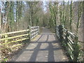 Bridge for passage along disused railway towards Llanfoist