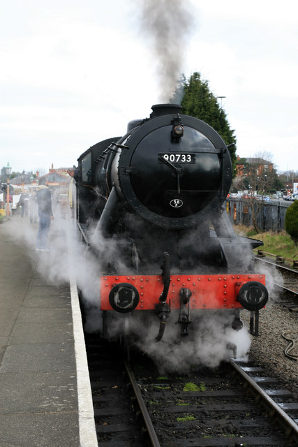 Steam(y) locomotive at Kidderminster