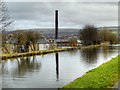 SD8432 : Burnley Embankment, Leeds and Liverpool Canal by David Dixon