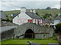 Bridge and hotel in Pontrhydfendigaid, Ceredigion