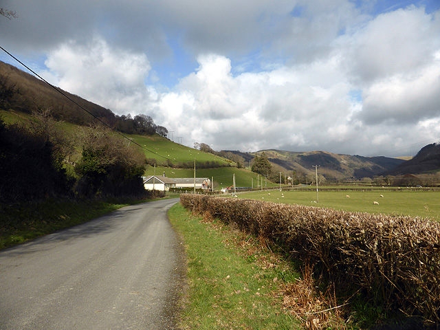 The lane through Cwm Rheidol
