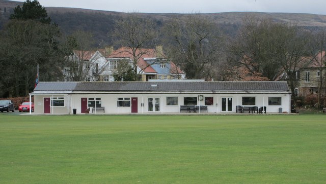 Ilkley Cricket Club Pavilion - viewed from Lido