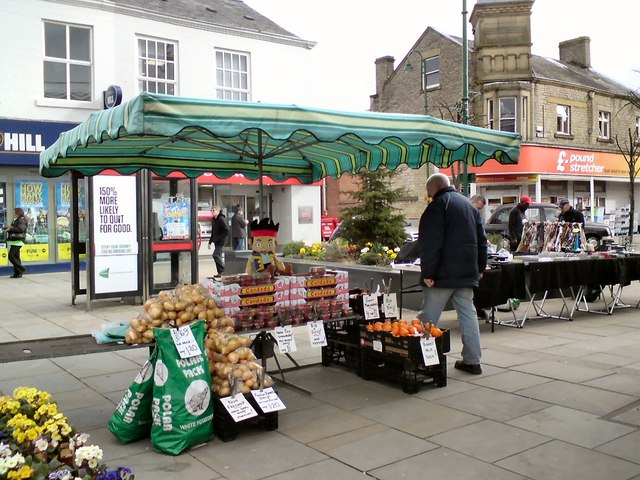 Vegetable stall on Hyde Market