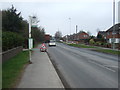 Bus stop on Tuxford Road, Boughton