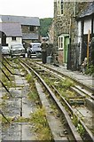 SJ2207 : Welshpool and Llanfair railway running through Town Centre. August 1964 by Richard Bird