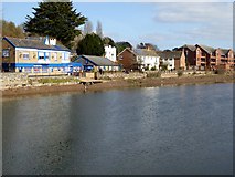 SX9291 : The Port Royal Inn and River Exe by David Smith