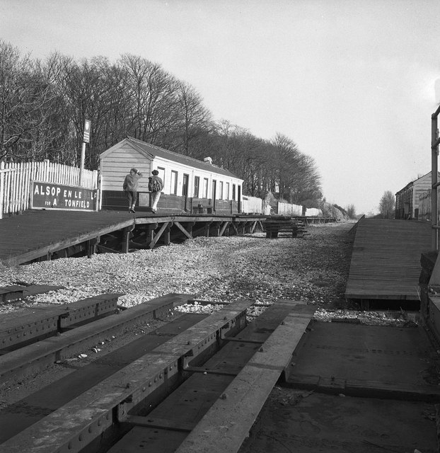 Alsop en le Dale station about 1965