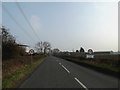 TM3278 : Entering Linstead on the B1123 Harleston Road by Geographer