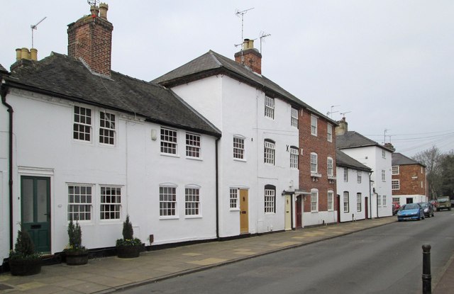 Darley Abbey - Darley Street - houses on west side