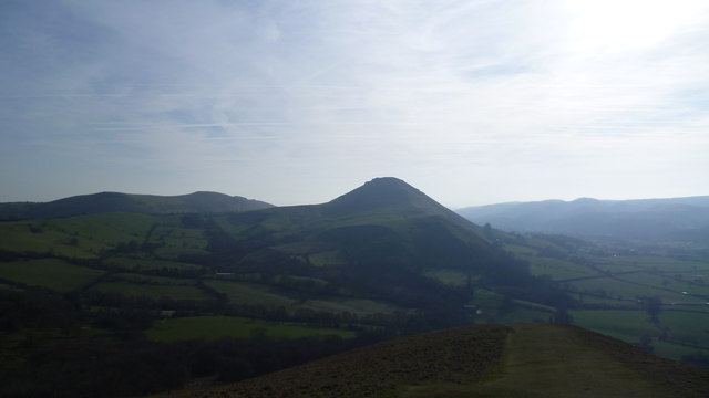 Caer Caradoc from southern end of the Lawley
