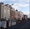 Georgian-style houses in Clyce Road,  Highbridge