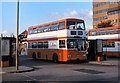 SJ9399 : Ashton-Under-Lyne Bus Station in 1981 (2) by David Dixon
