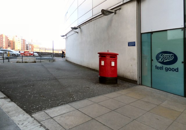 Double Postbox outside Piccadilly Station