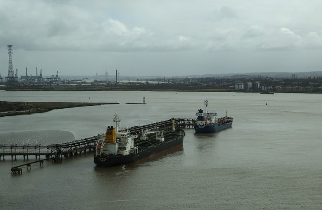 River Thames from The QE2 Bridge