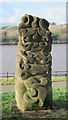NZ2462 : Foliate Forms, Gateshead Riverside Park by Mike Quinn