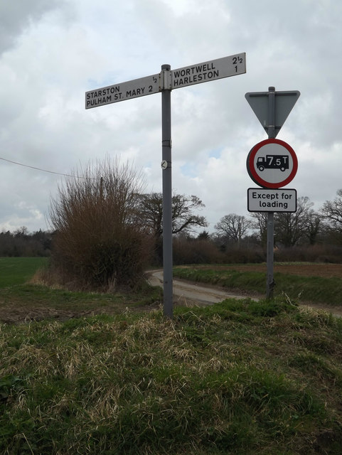 Roadsign on Hallwong Lane