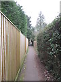 Footpath to Kippington Road