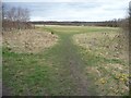 Unmapped but well-used paths near Croft Lodge Farm