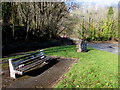 Bench and Millennium Stone, Morganstown, Cardiff