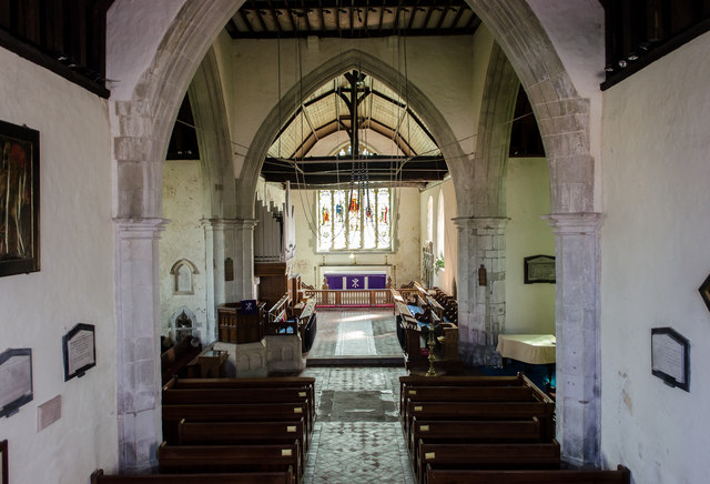 Interior, St Andrew's church, Alfriston