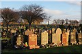 NO5434 : Shanwell Cemetery by Richard Webb