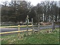 Park Farm, Stafford: stile and signpost