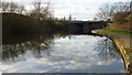 SK5537 : Clouds reflected in the Beeston Canal by David Lally