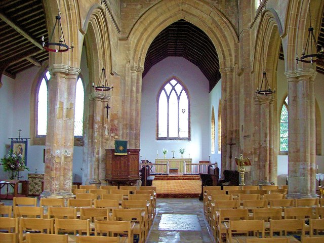 Inside the parish church at Aslackby,... © Rex Needle :: Geograph ...