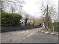 Reigate Hill at the junction of Raglan Road