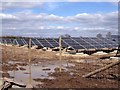 SK1631 : Sudbury Solar Farm under construction by Ian Calderwood