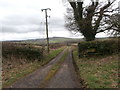 Gateway and track to Gale Cottage, A6 near Carlisle