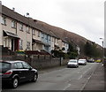 South along Harcombe Road, Llwynypia