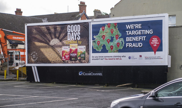 Advertising hoardings, Bangor \u00a9 Rossographer :: Geograph Britain and ...