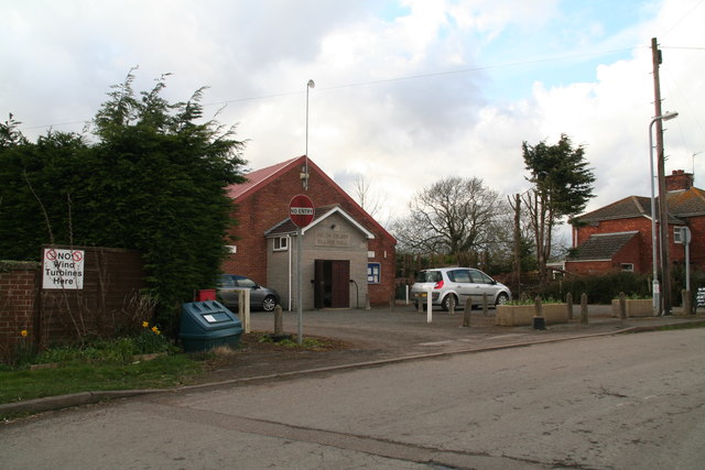 South Kelsey: village Hall and anti-wind... © Chris :: Geograph Britain ...