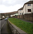 Houses set above the Mountain View roadway, Llwynypia