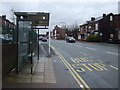 Bus stop and shelter on Chorley Old Road (B6226)