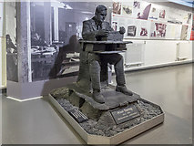 SP8633 : Statue of Alan Turing, Bletchley Park, Milton Keynes, Buckinghamshire by Christine Matthews