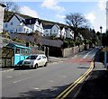 Bus shelter and speed camera, Penrhys Road, Ystrad