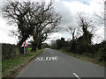 Sheepdrift Road crossroads ahead