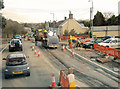 Road works on Church Hill, Fremington