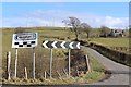 Road junction at Uplawmoor